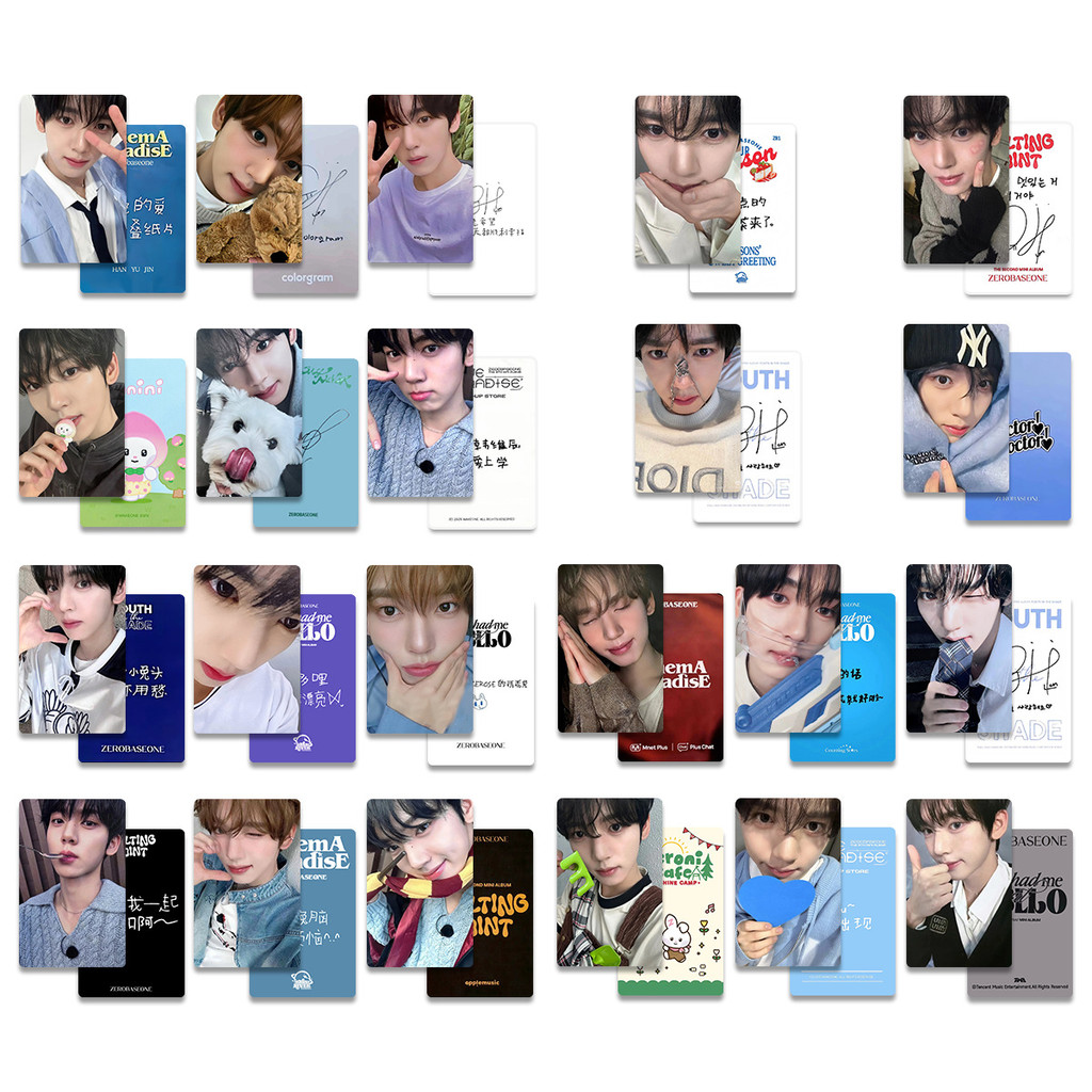 ZB1 ผสม HAN YUJIN สินค้า Photocard Bonus การ์ด HAN YUJIN HAN YUJIN กลุ่มปิดผนึกการ์ด Shop Zhou Photo