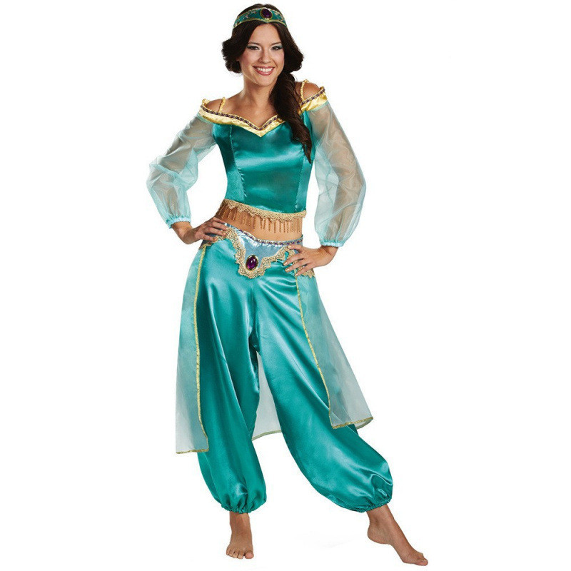 Aladdin Jasmine Princess Dress Overalls Big Role Playing Dance Costume 2026