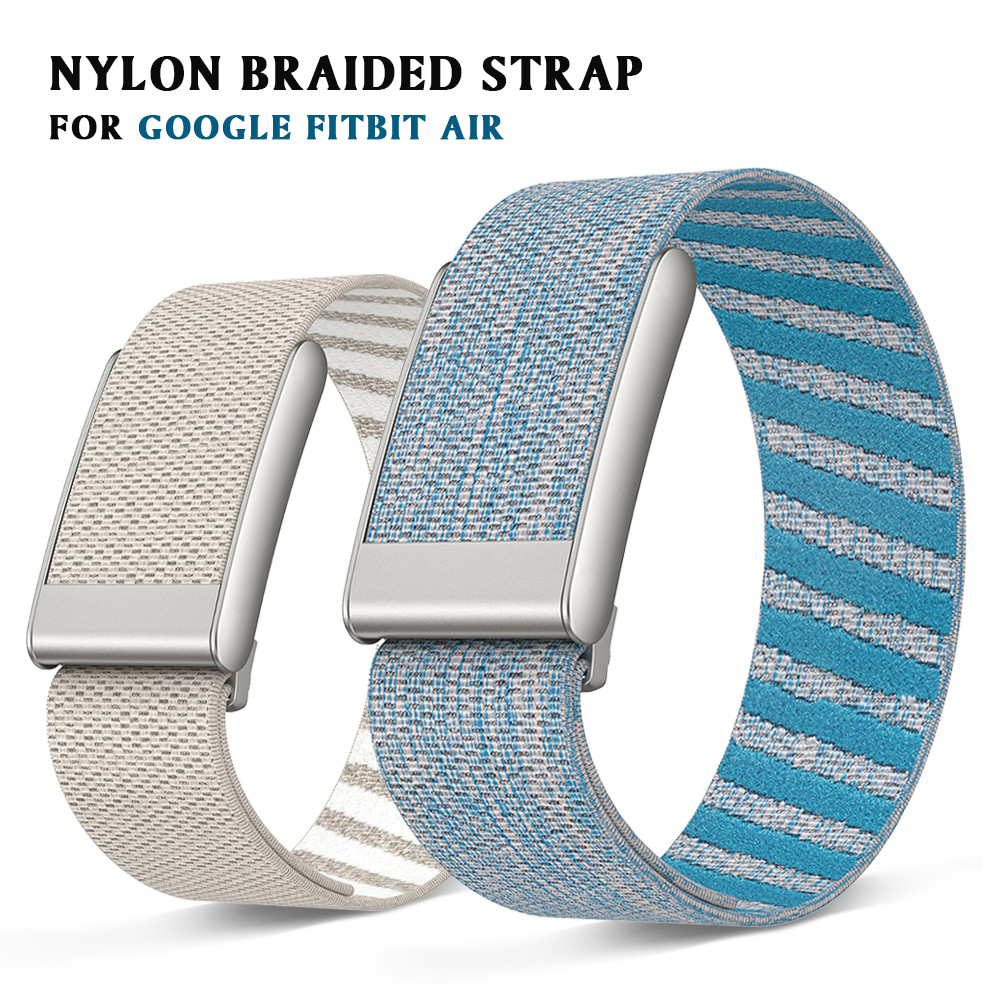 กีฬาสายรัดถักไนลอนนุ่มสําหรับ Google Fitbit Air เปลี่ยน To Whoop 5.0 สร้อยข้อมือแบบห่วง Breathable Band สายรัดข้อมืออุปกรณ์เสริม