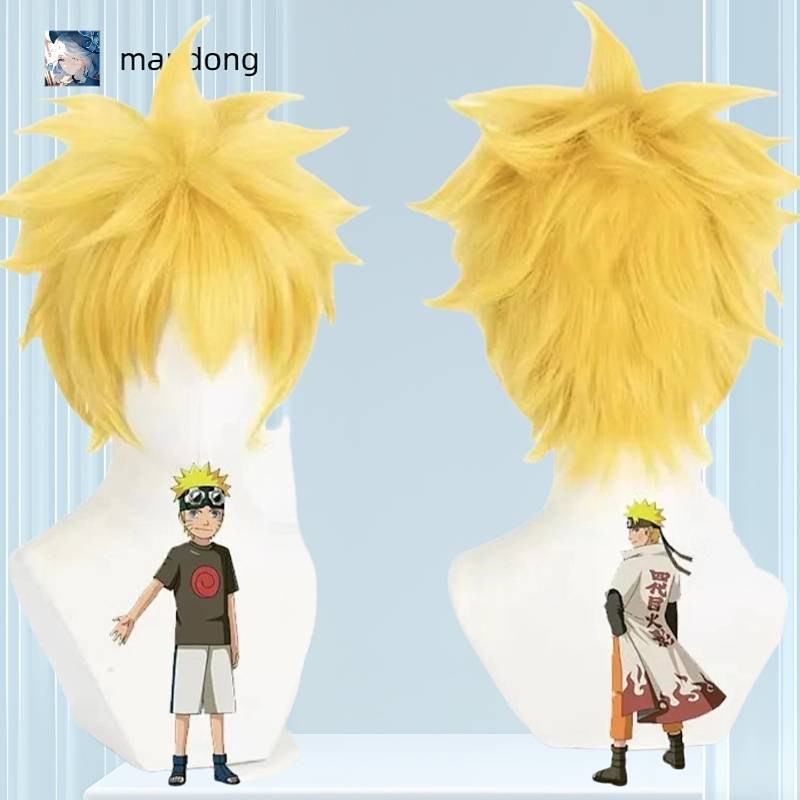 Naruto Vortex Naruto Anti-Warped Anime Cosplay Wig 46ii