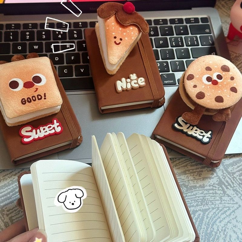 Fun Food Handbook School Essential สมุดบันทึกขนาดเล็กสํานักงานนักเรียน Notepad รางวัลโรงเรียนของขวัญ