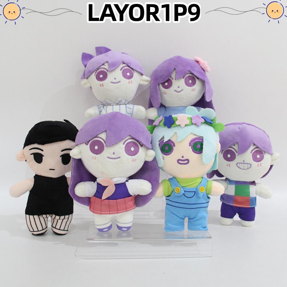 LAYOR1P9 OMORI ตุ๊กตาตุ๊กตา,Omori Plush 20 ซม.คอสเพลย์ Props, Sunny เกม Related Merch Omori Plushie 