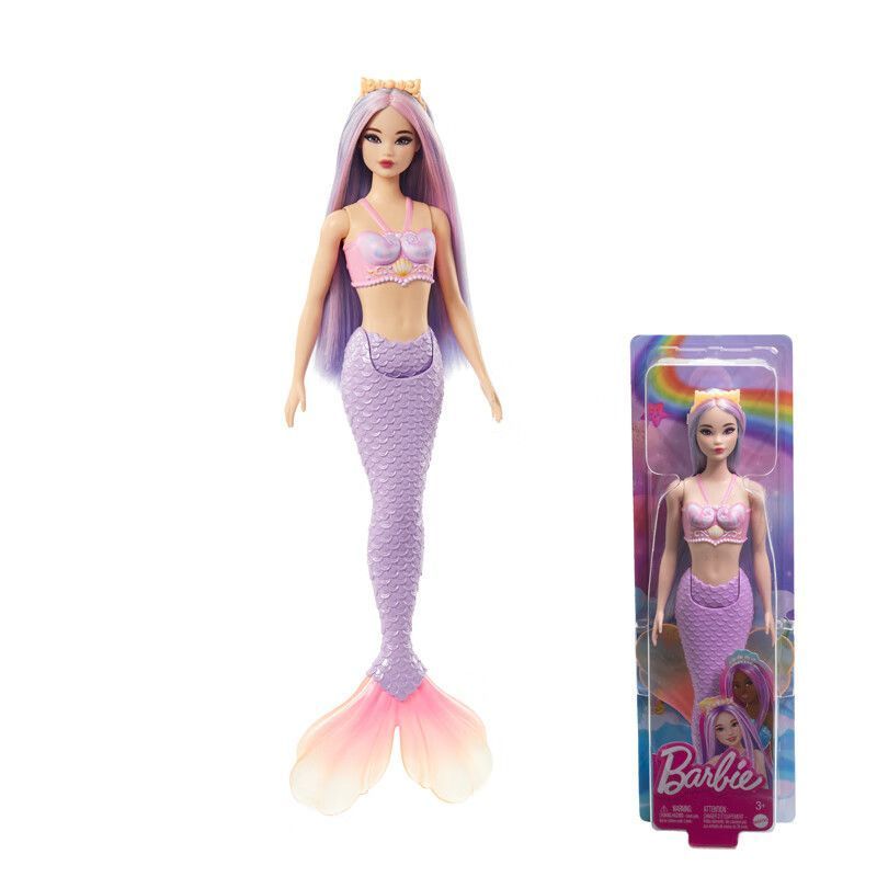 [Mattel] Barbie Fashionista New Style Mermaid Play House Girl Gift Toy HRR06
