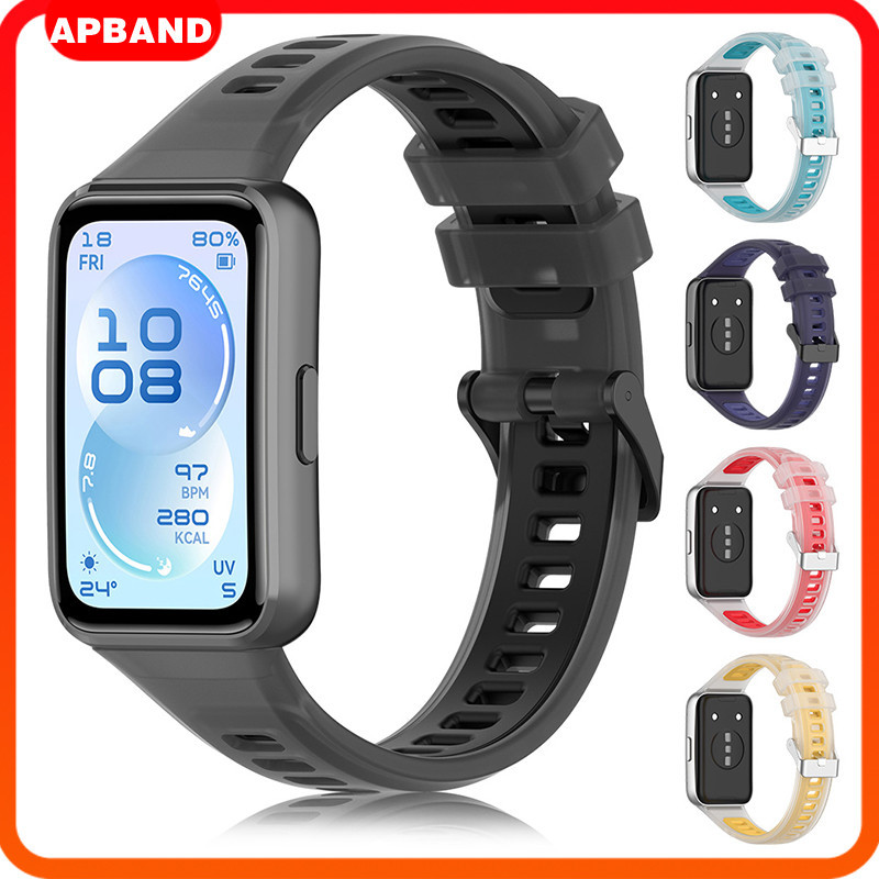 สายซิลิโคนใส for Smartwatch Huawei Band 11 11 Pro สายรัดยาง สายรัดข้อมือสร้อยข้อมือ for Huawei Band 11