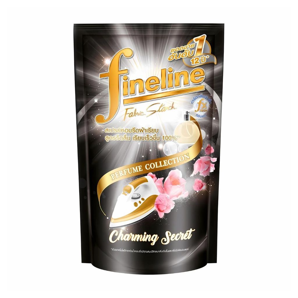 ไฟน์ไลน์ น้ำยารีดผ้าเรียบชาร์มมิ่งเซ้นส์ Fineline Ironing Charming Scent 450ml.