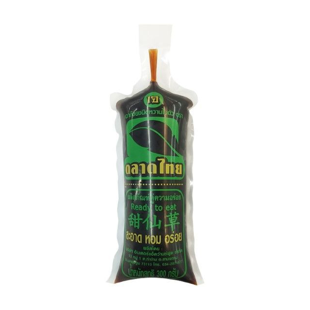 ตลาดไทย เฉาก๊วยหลอดพร้อมทาน Talad Thai Ready-to-Eat Grass Jelly 300g.