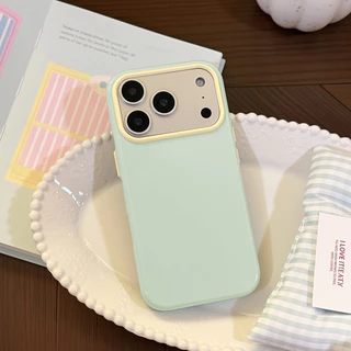 ❤️เคสไอโฟน Case For iPhone 11 17 16 15 13 14 12 Pro Max เคสไอโฟน11 เคสโทรศัพท์ทรงเพรียวบางสีสันสดใส
