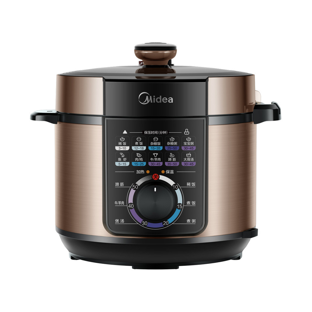 M Midea หม้อหุงข้าวไฟฟ้าในครัวเรือน 5L Double-Liner ขนาดใหญ่มัลติฟังก์ชั่นหม้อหุงข้าวหม้อหุงข้าว One