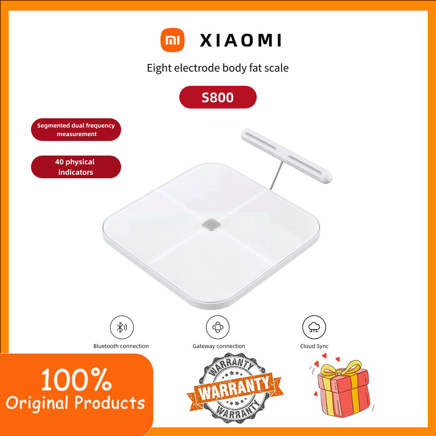 Xiaomi S800/S400/S400pro ลดน้ําหนักและสร้างสุขภาพเครื่องชั่งไขมันในร่างกายอิเล็กทรอนิกส์