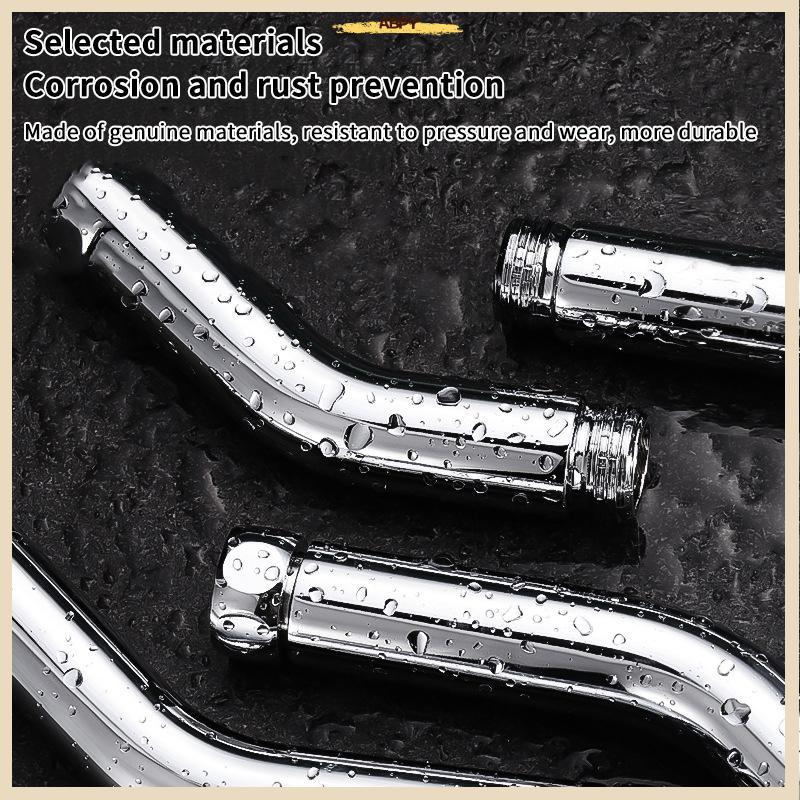 ABPY ตัวปรับความตึงมุมหัวฝักบัวการเชื่อมต่ออะแดปเตอร์ข้อศอกส่วนต่อขยายแขนฝักบัวมุม 135° ข้อศอกมือฝักบัวด้านบนข้อศอกเชื่อมต่อ อับอาย