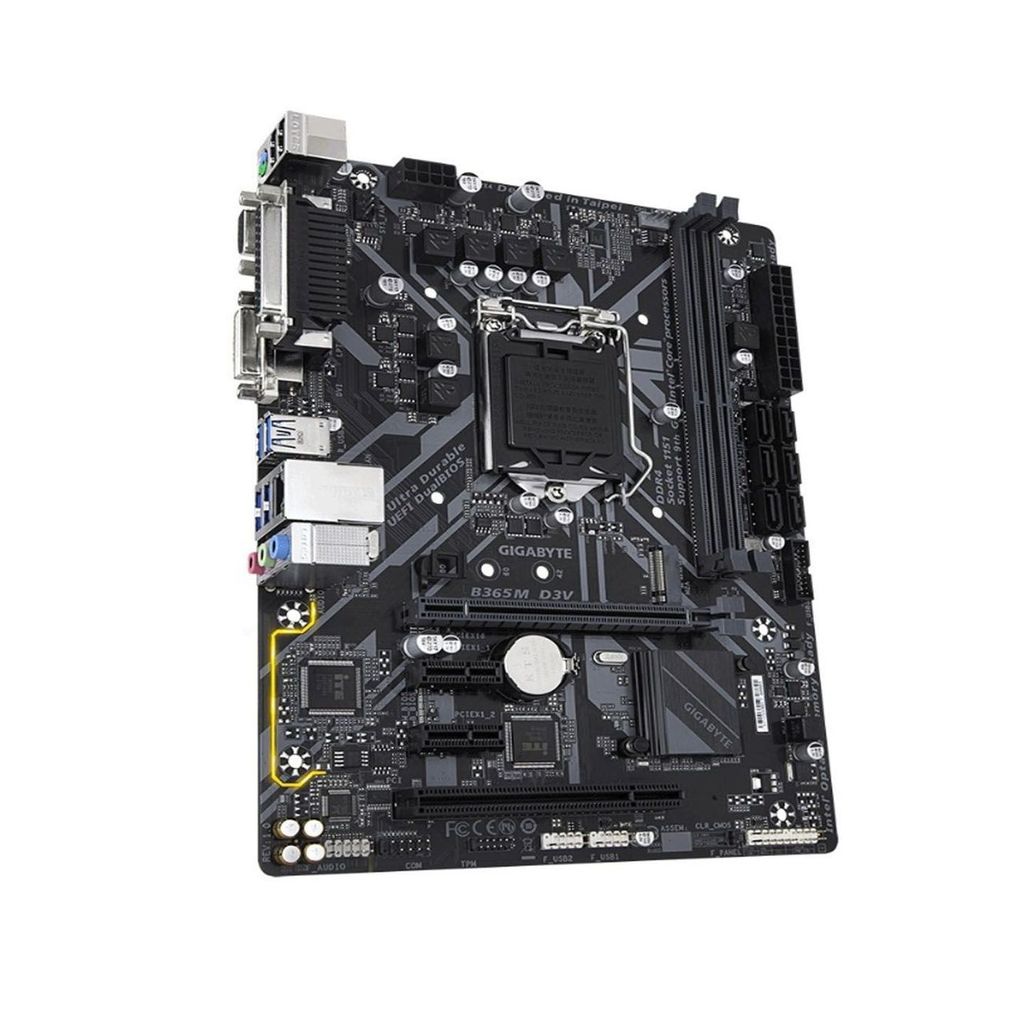 Gigabyte B365M-D3V B365 เมนบอร์ด m.2 สําหรับ H310 B360 Z370 รองรับ 6789 รุ่น E3V5 V6