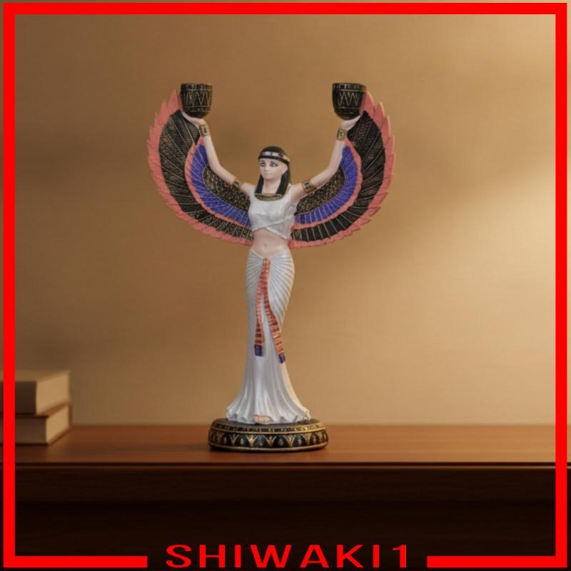 [Shiwaki1] โบราณ Deity ตุ๊กตาเรซิ่น Pharaonic Deity รูปปั้นหลากสี