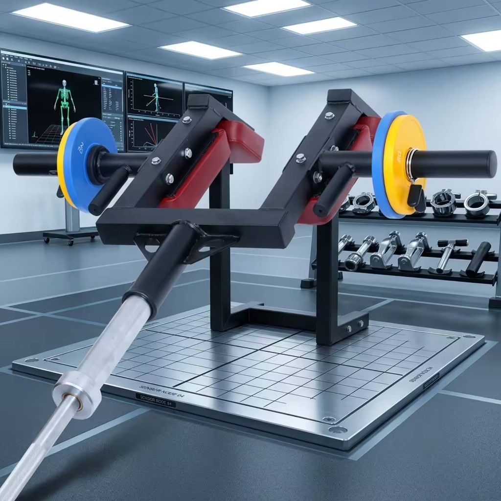 Hack Squat Push Rack เบาะ Squat Training Frame พร้อมแผ่นรองไหล่อุปกรณ์ออกกําลังกายมัลติฟังก์ชั่นที่ม