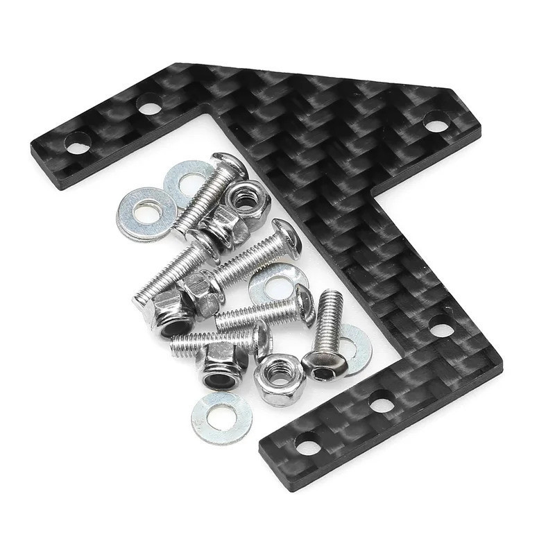 1 ชุดคาร์บอนไฟเบอร์ Servo Mount แผ่นสําหรับ Tamiya CC01 CC-01 RC รถอะไหล่อัพเกรดอุปกรณ์เสริม