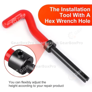 ชุดซ่อมเกลียวสปริง Thread Repair Kit 30 ชิ้น M5 M6 M8 สำหรับซ่อมเกลียวรูด น็อตเสีย ใช้กับรถยนต์ มอเตอร์ไซค์ งานช่าง