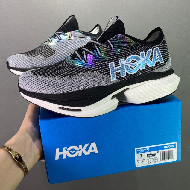 HOKA ONE ONE Cielo X1 รองเท้าวิ่งกีฬาสําหรับผู้ชายและผู้หญิง Y9JR