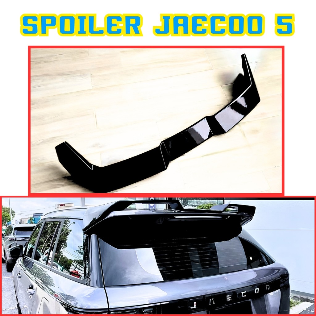 สปอยเลอร์หลังคา  OMODA JAECOO 5  สีดำเงา  Spoiler Bodykit  ชุดแต่ง  OMODA JAECOO 5   (LA)