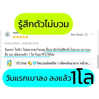 (ตะกร้าสำรอง)YS Diet 🍋🩵รีดบวมอัดสปีด 1 เม็ดหลังอาหาร(เช้า+บ่าย) หน้าตอบกรอบหน้าชัด สัดส่วนเป้ะ
