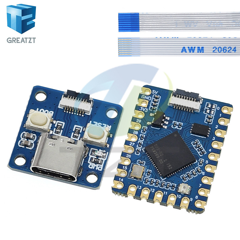 TZT RP2040-Tiny บอร์ดพัฒนาโมดูล RP2040 สําหรับ ZERO Raspberry Pi PICO USB Type C อินเทอร์เฟซ 264KB S