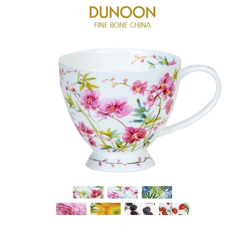 DUNOON DUNOON Bone China Mug ถ้วยหญิงมูลค่าสูงความจุขนาดใหญ่ถ้วยน้ําเซรามิกในครัวเรือนน้ําชายามบ่าย