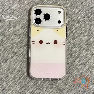 เคสคู่ลายแมวน่ารัก ดีไซน์ลายจุด สำหรับ iPhone 17 Air 14 12 Pro 16 Plus 15 Pro 17 Pro Max 13 11 7 8 Plus X Xr Xs Xs Max
