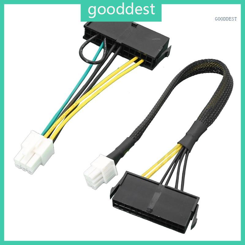 GOO ATX PSU 24 Pin to เมนบอร์ด 6Pin สําหรับ 6Pin เมนบอร์ดสายไฟ
