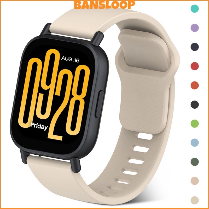 สายรัดซิลิโคน 22 มม for Redmi Watch 5 Active/Lite อุปกรณ์เสริมสร้อยข้อมือเปลี่ยนยางกีฬา for Huawei/Samsung/Aolon/ITEL
