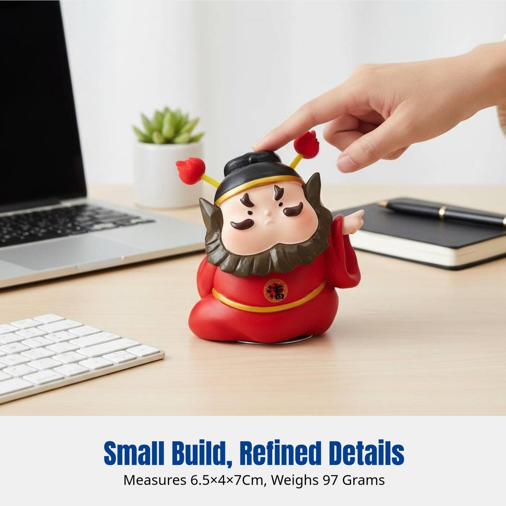 Zhong Kui Office Decor, Anti-Gossip Desk ตุ๊กตาเรซิ่น