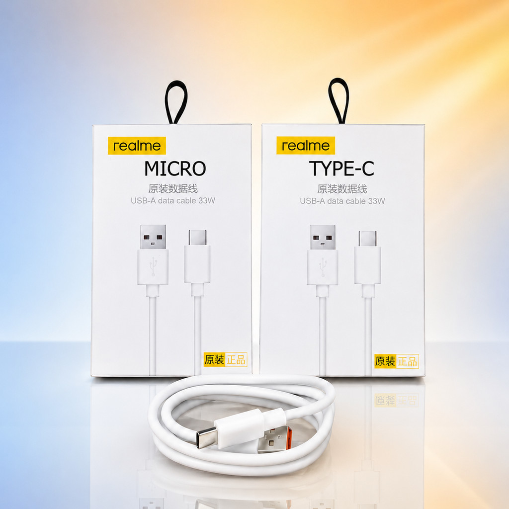 REALME KC5 33W TURBO SUPERVOOC สายชาร์จเร็ว USB เป็น MICRO / TYPE-C