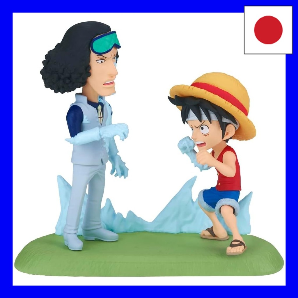 Banpresto Monkey D. Luffy VS Kuzan One Piece Action Figure World Collectible Log Story 9cm BP28688P 
