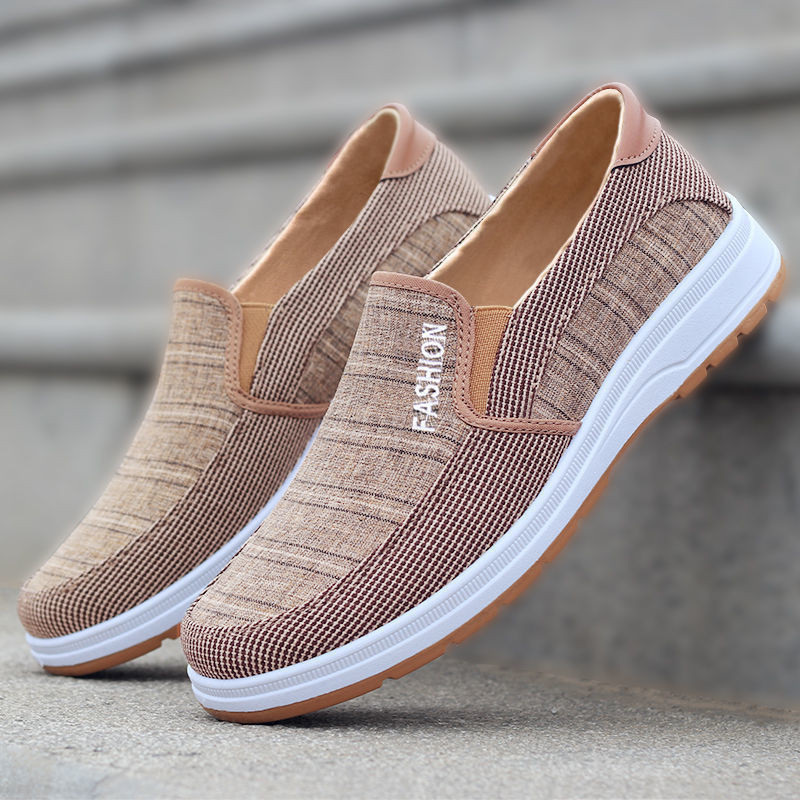 [ks1225.th] Oxford Sole Authentic Old Beijing Cloth Shoes Casual Pedal Breathable Anti-slip Wear-res