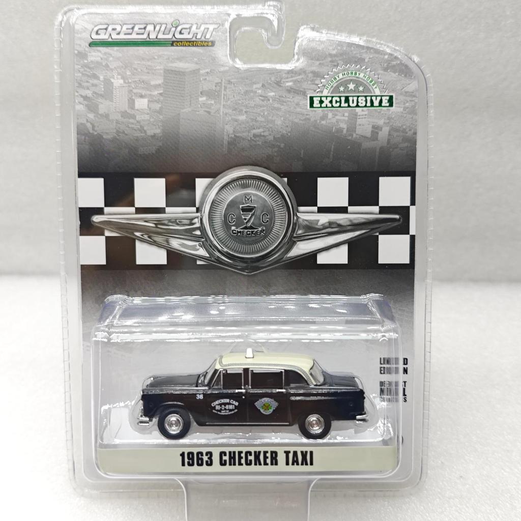 แสงสีเขียว 1: 64 1963 Checker TAXI Chuck Marathon A11 (Slight Rash)