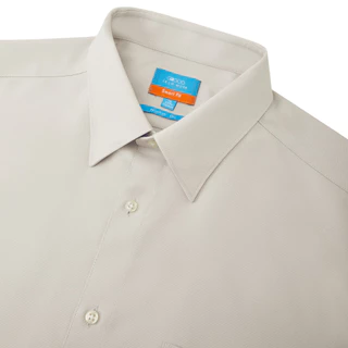 G2000 เสื้อเชิ้ตแขนยาวแบบทางการสำหรับผู้ชาย Smart Fit รุ่น 5112253208 สีเบจ