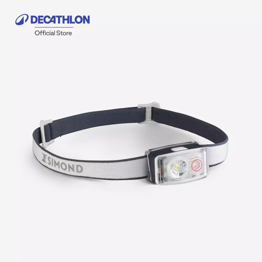 Decathlon Rechargeable Head Lamp ไฟฉายคาดหัวแบบชาร์จผ่าน Usb-C ให้ความสว่าง 150 ลูเมน รุ่น Ul500 - Grey