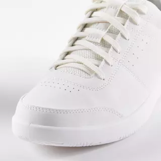 Decathlon Men'S Tennis Shoes รองเท้าเทนนิสผู้ชายสำหรับพื้นสนามหลายประเภท รุ่น Essential - White