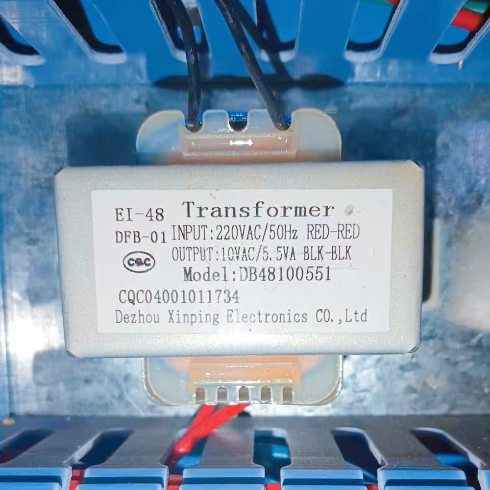 Air Energy Transformer หน่วยกดเย็น EI-48 DFB-01 220V ถึง 10.5V 5.5VA DB4810051