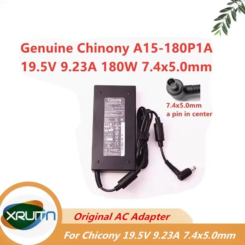 ของแท้ Chicony A15-180P1A 19.5V 9.23A 180W สําหรับ MSI GS65 GP75 GL73 GP63 LEOPARD 8RE GE63 9SE MS-1
