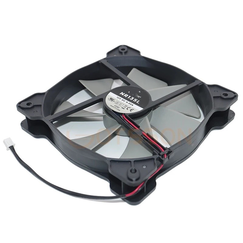 135 มม.พัดลม NR135L 13.5 ซม.12V 0.22A HX750/1000 Power พัดลมระบายความร้อนแชสซี Cooler