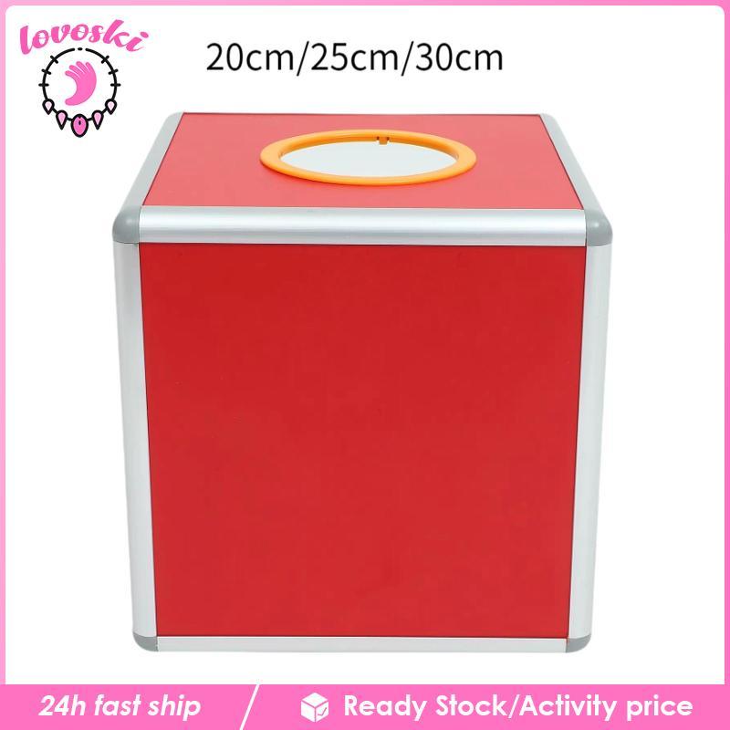 [Lovoski] Ballot Box with Slot Suggestion Comment Tip Jar Raffle Supplies Lottery Lucky Box Storage 