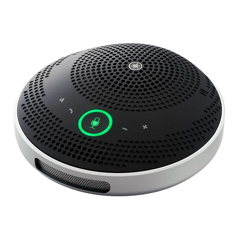 Yamaha Unified Communication Speakerphone with USB and Bluetooth Support - Black/White YVC-200