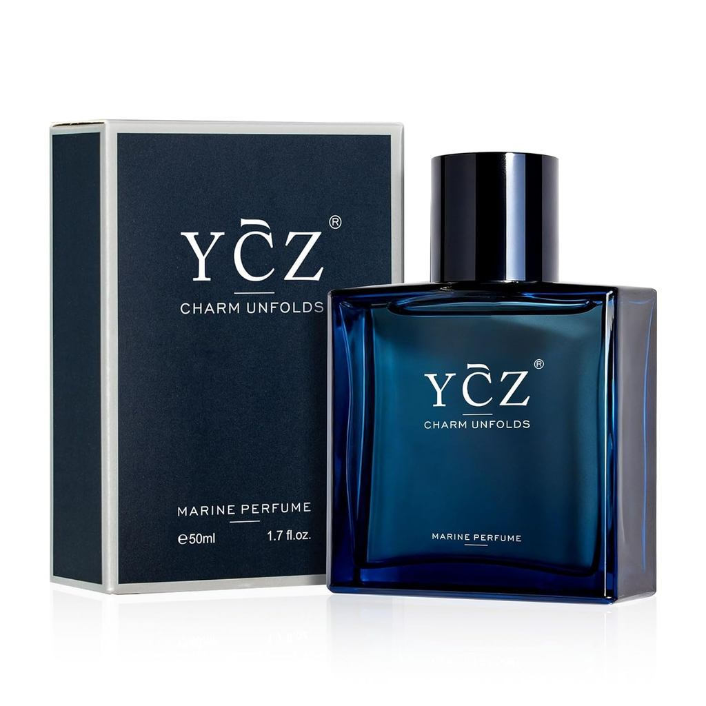 Ycz Charm Unfolds Mens Ocean Perfume 1.7oz Long-Lasting Mens Cologne, Oriental Wood Fragrance Perfum