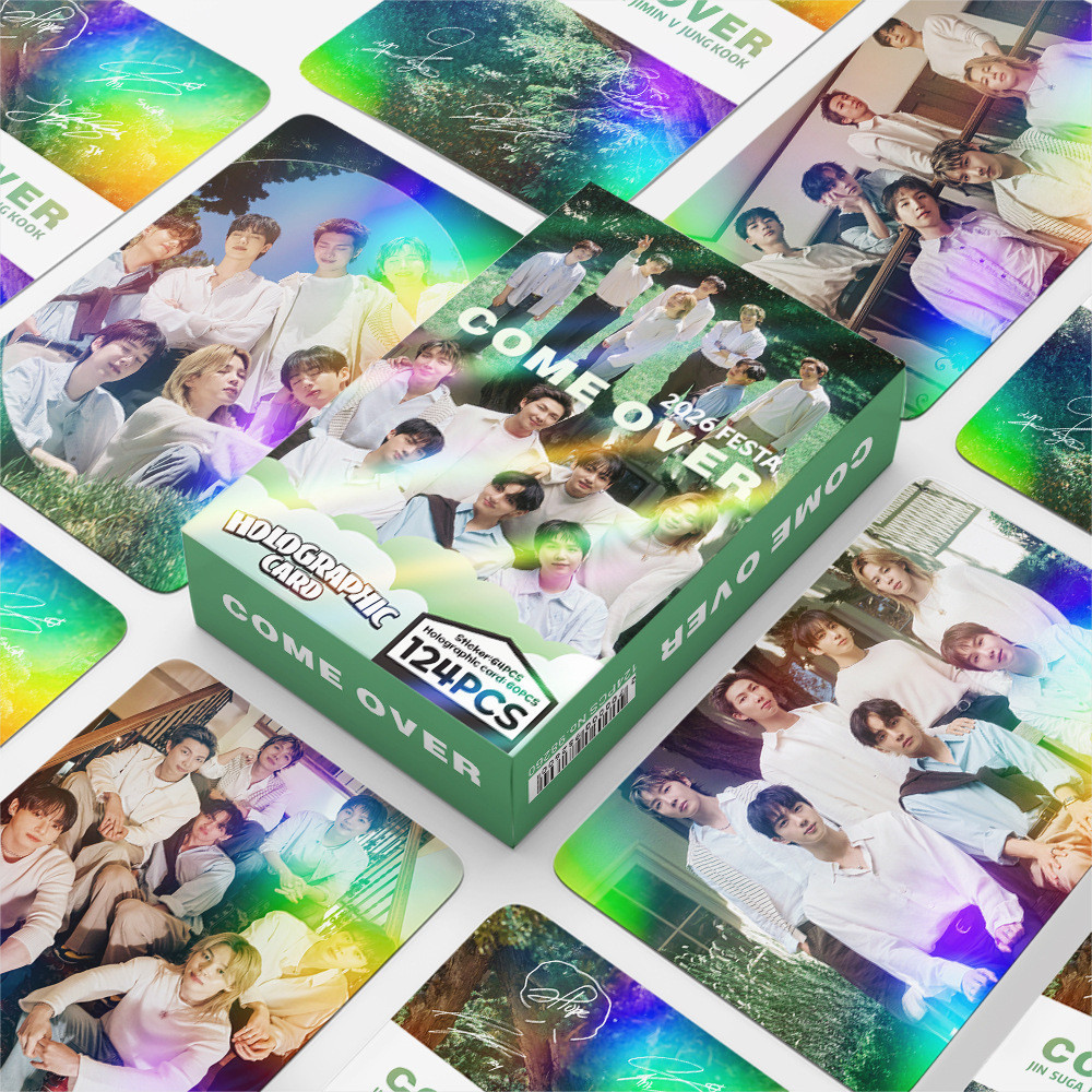 สไตล์ใหม่ 124 เลเซอร์ BT BT 13th Anniversary Collection Photo Card Star Flash Card การ์ด LOMO การ์ดโ