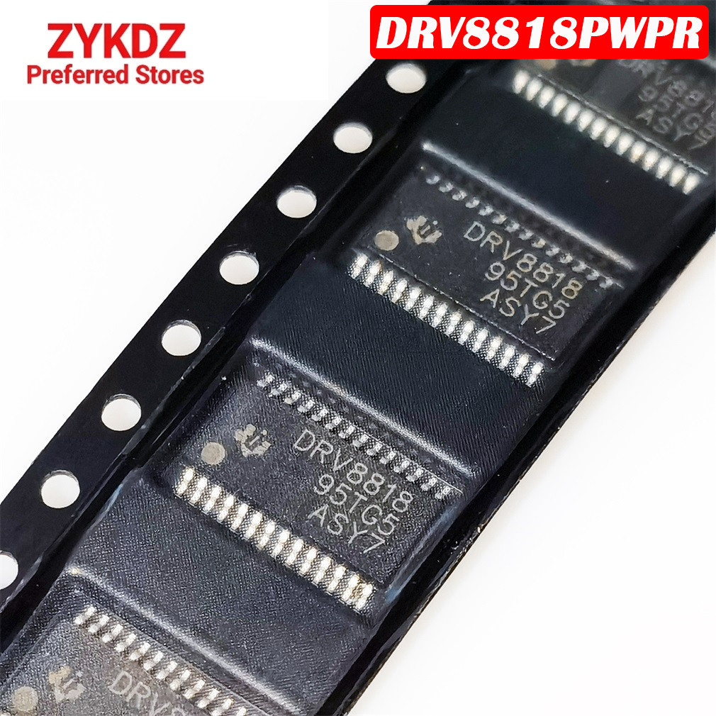 5PCS ใหม่ SMD DRV8818PWPR DRV8818 HTSSOP-28 ชิปเครื่องขยายเสียง