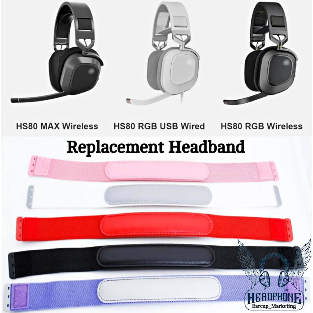 ที่คาดผมสํารอง Corsair - HS80 - HS 80 RGB Wireless