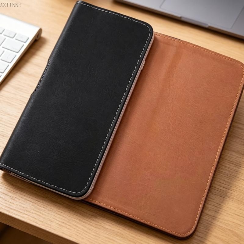 Aziin Phone Bag Leather Cells Pouch Belt Holder Carrying Case with Belt Clip