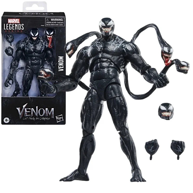 Venom The Last Dance Venom vs Spider-Man Venom 3 Action Figure SHF ของเล่นตุ๊กตาสะสมเด็กสําหรับของเล