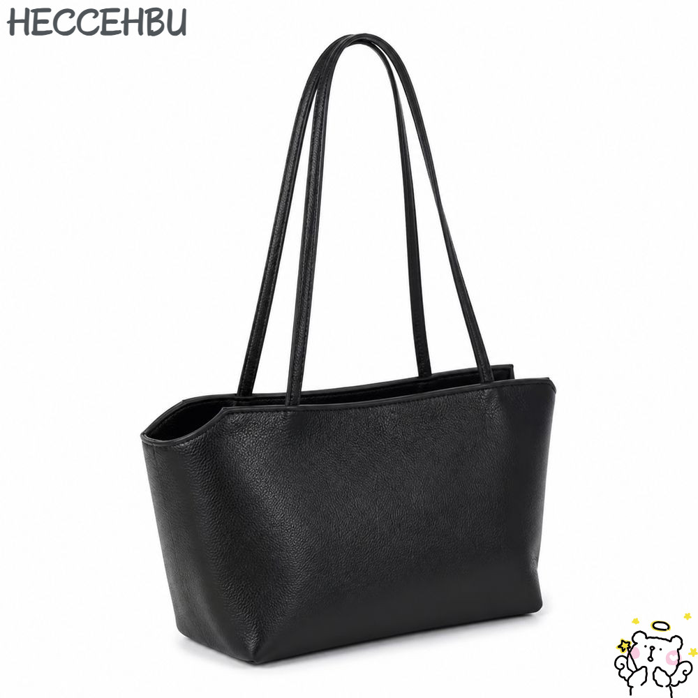 HECCEH31 กระเป๋าถือ, Dual Carry Soft Construction Womens Tote Bag,แฟชั่น PU Luxury Style Shoulder To