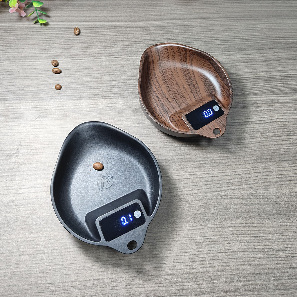 At Least 0.1 Scale Walnut Color Coffee Electronic Scale Food Scale Smart Mini จานอิตาเลี่ยน S