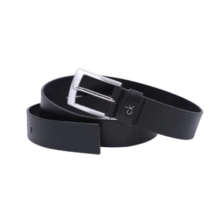 CALVIN KLEIN เข็มขัดผู้ชายหนังแท้ รุ่น 4D7033G V8Y-สีดำ