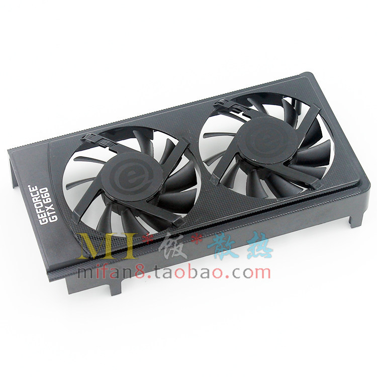 [หม้อน้ําขายร้อน] Geforce Ming Xuan Tongde GTX660 GTX650 ti กราฟิกการ์ดพัดลมระบายความร้อน PLA08015S1